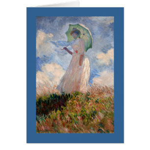 Femme avec le parasol