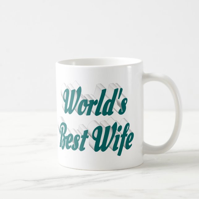 Femme avec tasse de café demi-texte verte (Droite)