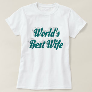 Femme avec texte vert T-shirt