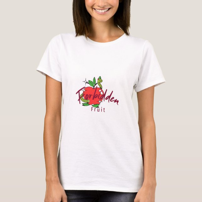 Femme blanche aux fruits interdits TShirt (Devant)