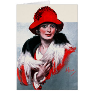 Femme dans Red Hat