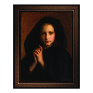 Femme Dans Un Manteau von Adolphe Piot Fotodruck