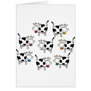 Femme de 8 vaches