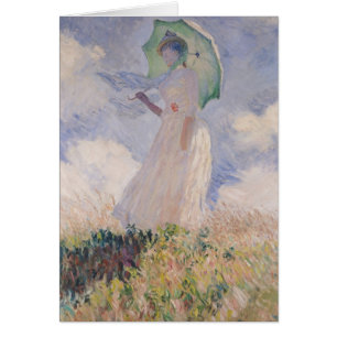 Femme de Claude Monet   avec le parasol tourné