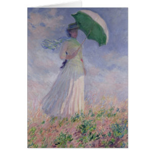 Femme de Claude Monet avec un parasol tourné à