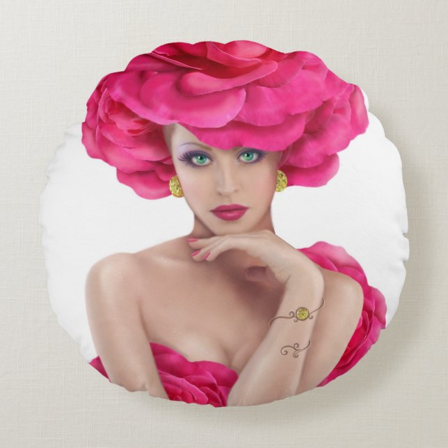 Femme de mode coussin (Devant)