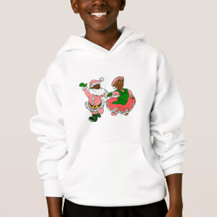 femme de père noël noir Noël rose