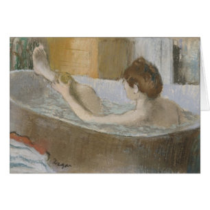 Femme d'Edgar Degas   à son Bath, épongeant sa