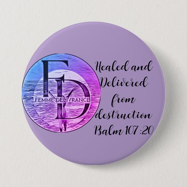 Femme Delivrance Button (Vorderseite)