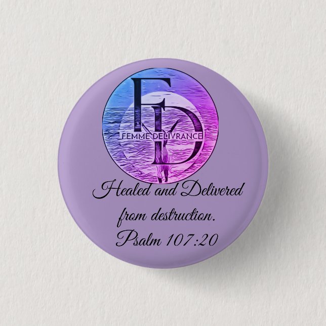 Femme Delivrance Button (Vorderseite)