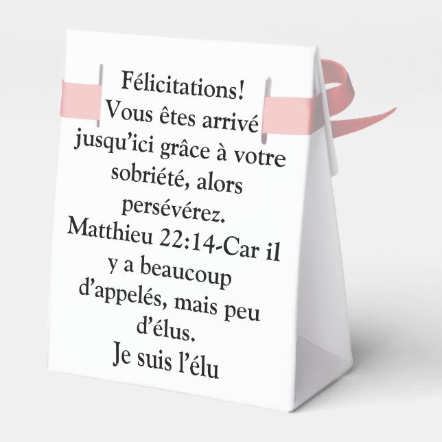 Femme Delivrance Geschenkschachtel (Rückseite)