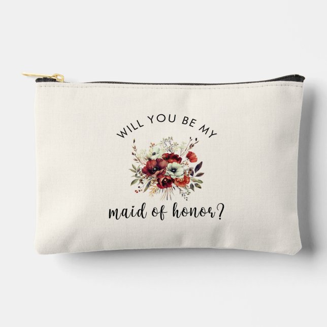 Femme d'honneur Proposition Sac de maquillage flor (Recto)