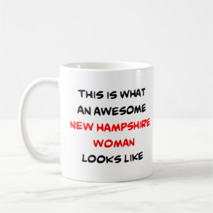 femme du new hampshire, superbe tasse à café