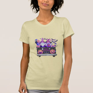 Femme en Halloween Gnomes Pickup Truck T-Shirt