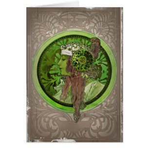 Femme en vert - LAUREL