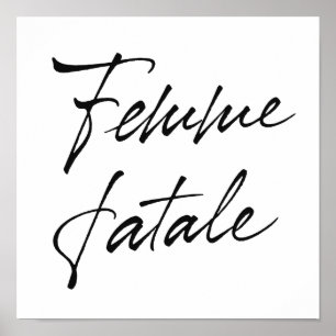 Femme Fatale Poster