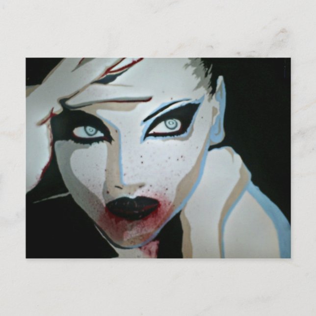 'Femme Fatale' Postkarte (Vorderseite)