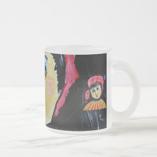 Femme Fatale rote Hut Verein-Dame Mug Mattglastasse