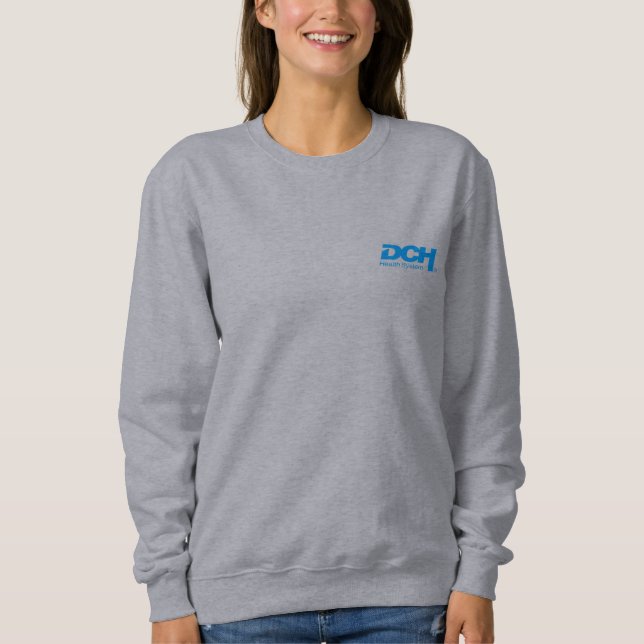 Femme - Gris - Sweat - DCH Blue Logo (Devant)