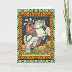 FEMME HORREUR SANS TÊTE ACCUEILLIR CARTE VERSE