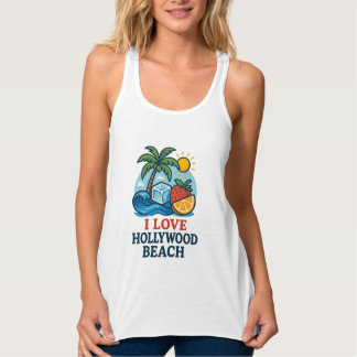 Femme j love Hollywood Beach Débardeur