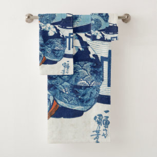 Femme japonaise Geisya, Kuniyoshi, Ukiyo-e