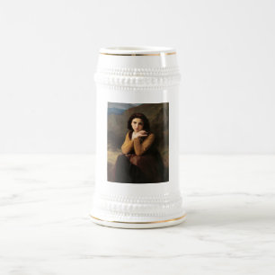Femme Mignonne von Bouguereau oder Junge Frau von  Bierglas
