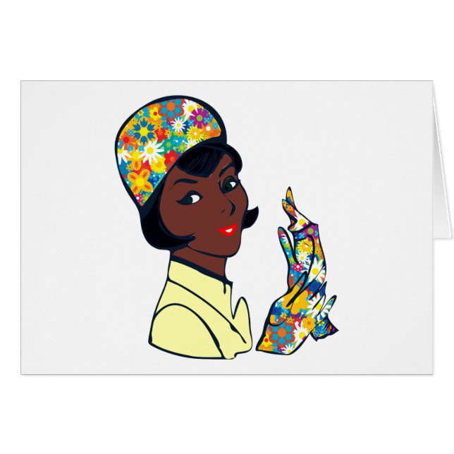 femme mod noire (Devant horizontal)