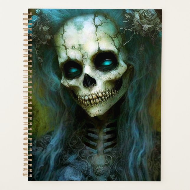 Femme morte Squelette Horreur (Devant)