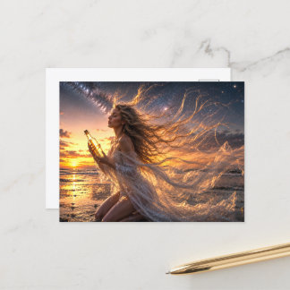 Femme Mystique Carte Postale – Galactiquement Bell