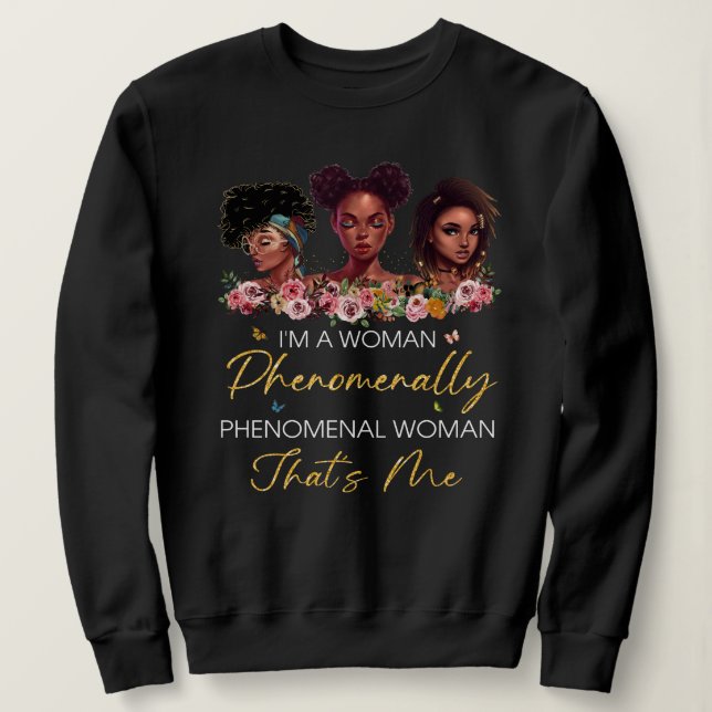 Femme phénoménale Sweatshirt de base (Design devant)