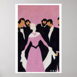 Femme Populaire - Impression Boîte d'Allumettes - 