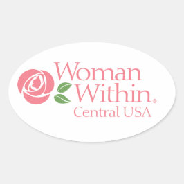 Femme Sticker au centre