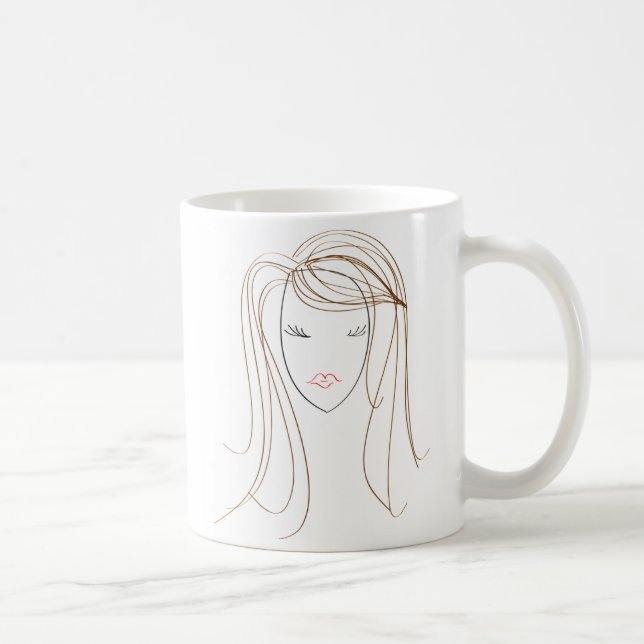 Femme sur la tasse (Droite)