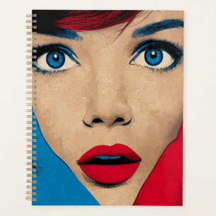 Femme surprise en Pop Art