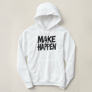 Femme Sweat à Capuche Citation Motivationnelle « M