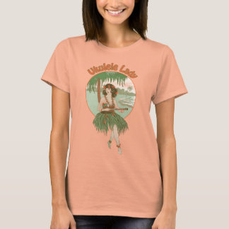 Femme Ukulele #1 Dames Burnout T-Shirt