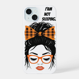 Femme Whimsical avec lunettes orange