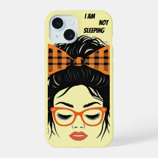 Femme Whimsical avec lunettes orange