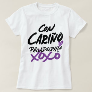 Femmes avec Love dans le T-shirt espagnol