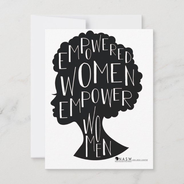Femmes cartes pour notes autonomes (Devant)