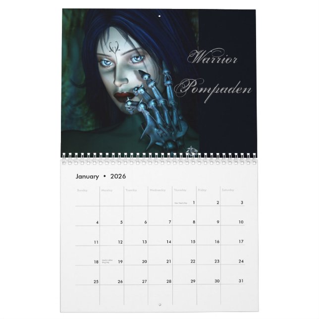 Femmes de calendrier de puissance (Jan 2026)