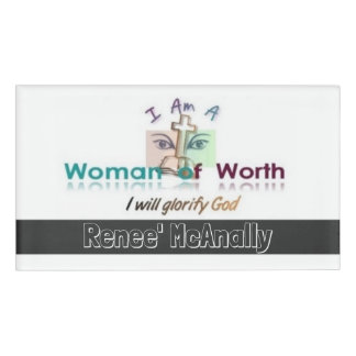 Femmes de en valeur badge nominatif