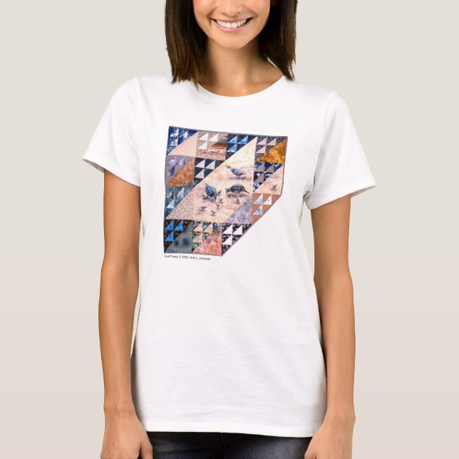 Femmes de T-shirt de Covey de cailles (Devant)