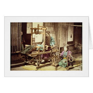 Femmes japonaises tissant, c.1890 (phot