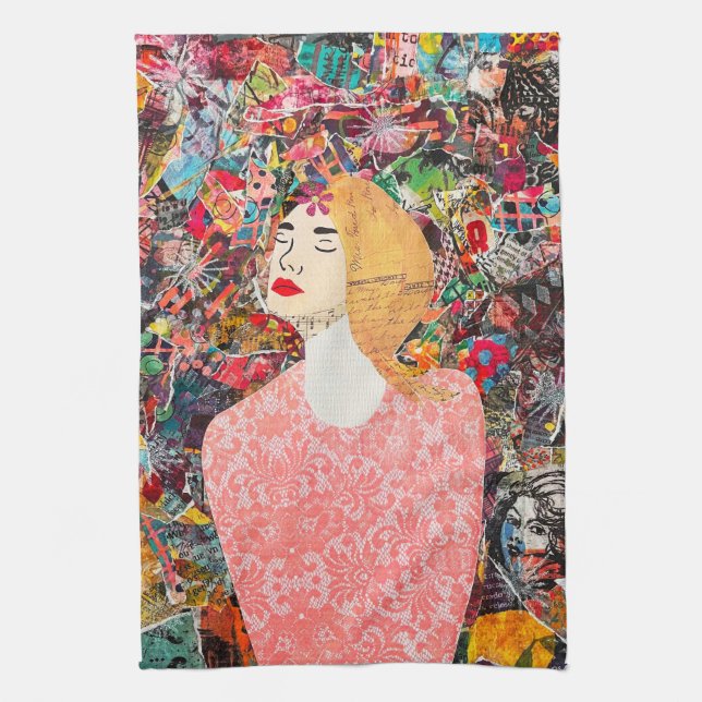 Femmes Médias mixtes Inspirationnel Art Serviette  (Vertical)