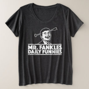 Femmes plus le T-shirt classé…. avec Cornélius