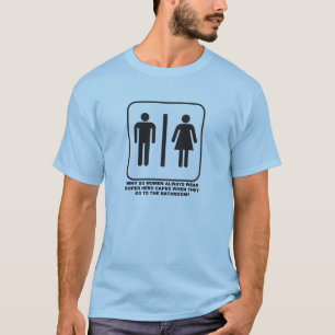 Femmes portant des capes dans le bain Tshirt drôle