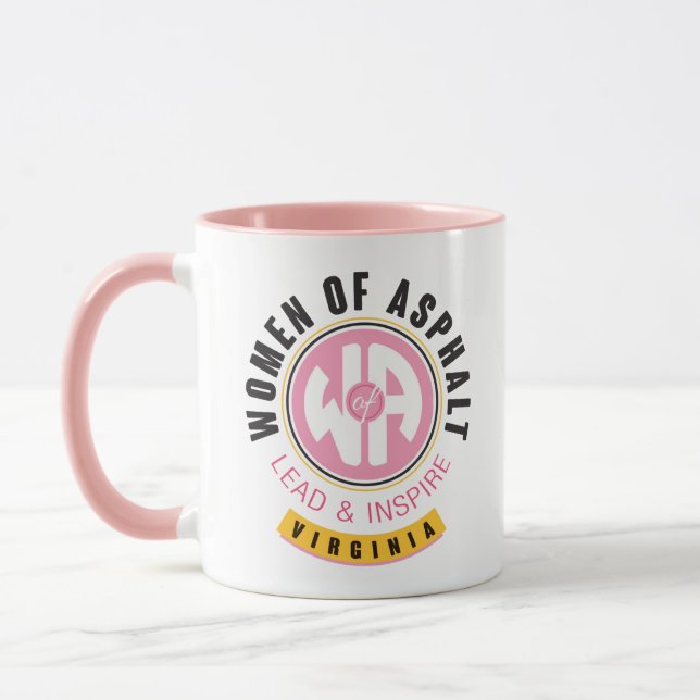 Femmes roses d'Asphalt Virginia Coffee Mug (Gauche)