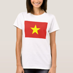 Femmes T-shirt avec le drapeau du Vietnam